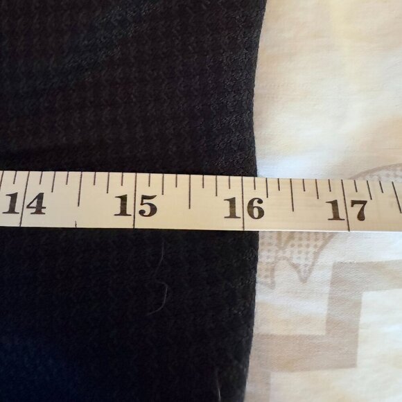 Black and Grey Cropped Double Breasted Blazer - Picture 11 of 13